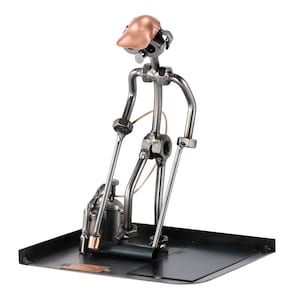 Figura de Metal "Techador De Tejado Llano" - Idea de regalo hecho a mano