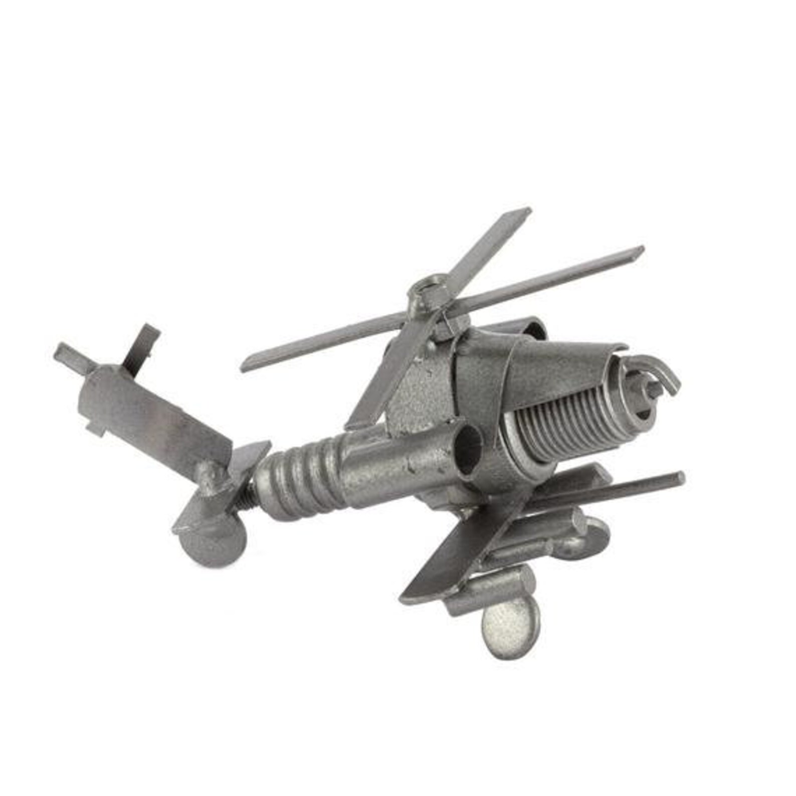 Nuts and Bolts Sculpture helicopter Mini Etsy