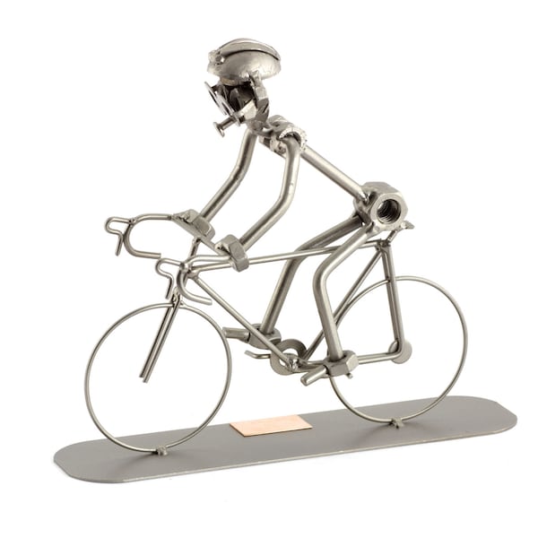 Schraubenmännchen Rennrad - original Steelman24 Metallskulptur - das perfekte Geschenk