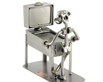 Schraubenmännchen Flipper - original Steelman24 Metallskulptur - das perfekte Geschenk