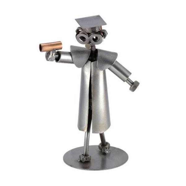 Figura de Metal "Graduado De La Universidad" - Idea de regalo hecho a mano