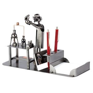 Figurine en métal "Bureau De Chimiste" - Idées Cadeaux fait main