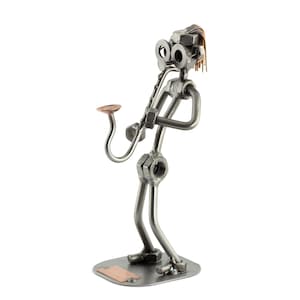 Figura de Metal &quot;Saxofón&quot; - Idea de regalo hecho a mano