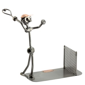 Figura in Metallo "Tennis 1 Persona" - idea regalo fatta a mano