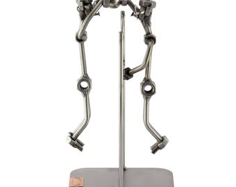 Figura de Metal "Voleibol 2 Personas" - Idea de regalo hecho a mano
