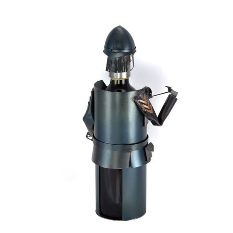 Nuts and Bolts Sculpture wine Bottle Holder Bobby Etsy