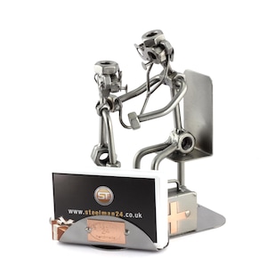 Figurine en métal "Pédiatre Avec Porte-Cartes De Visite" - Idées Cadeaux fait main
