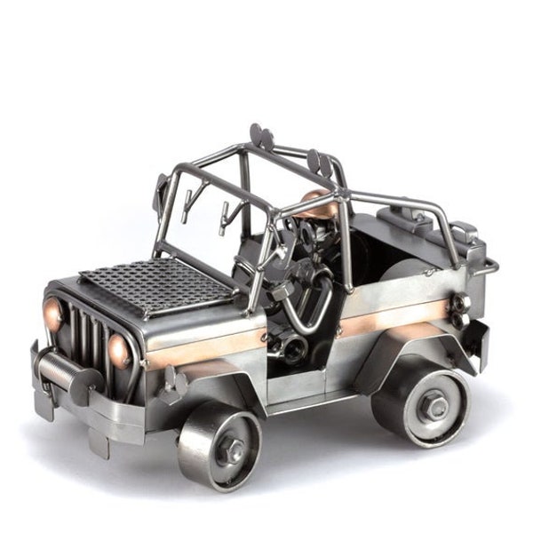 Figura in Metallo "Off Road" - idea regalo fatta a mano