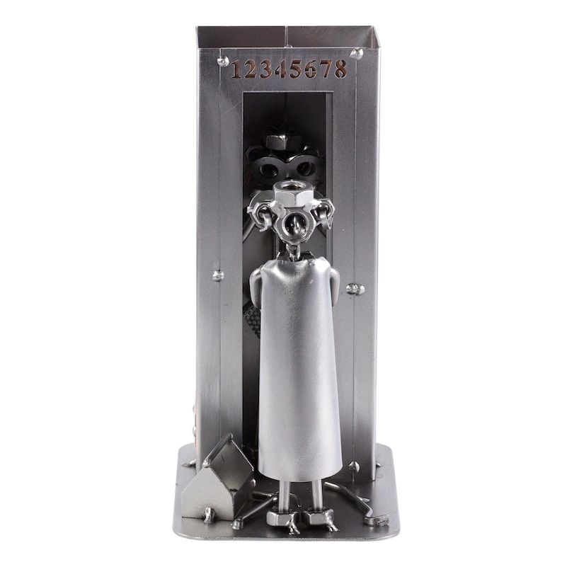 Figura de Metal "Mecánico De Ascensores" - Idea de regalo hecho a mano imagen 5