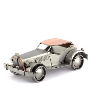 Figura de Metal &quot;Coche De Época&quot; - Idea de regalo hecho a mano
