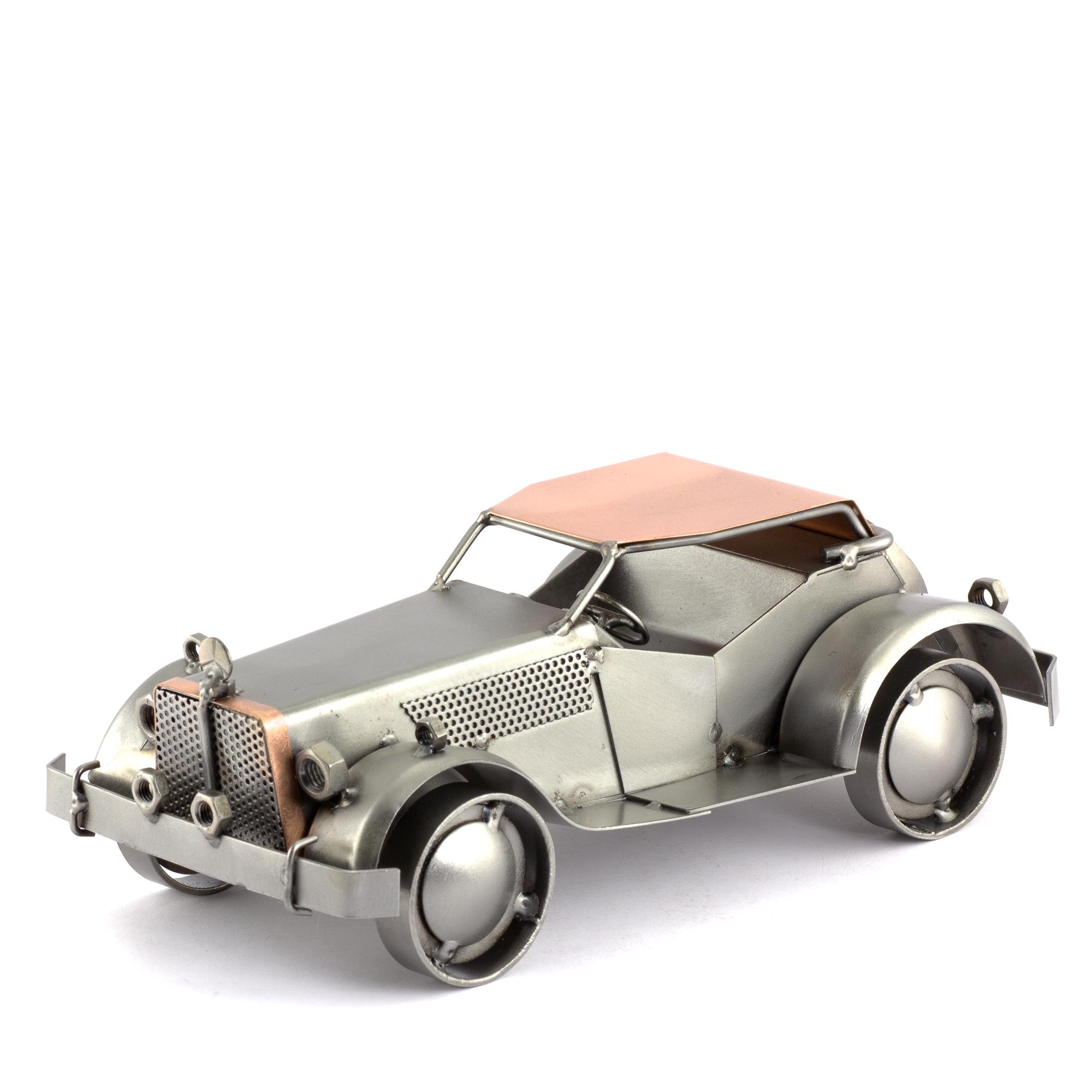 Screw man Oldtimer - origineel Steelman24 metalen sculptuur - het perfecte cadeau