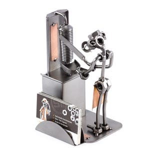 Figurine en métal "Kebab avec porte-cartes de visite" - Idées Cadeaux fait main