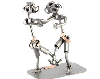 Figura in Metallo "Judo" - idea regalo fatta a mano