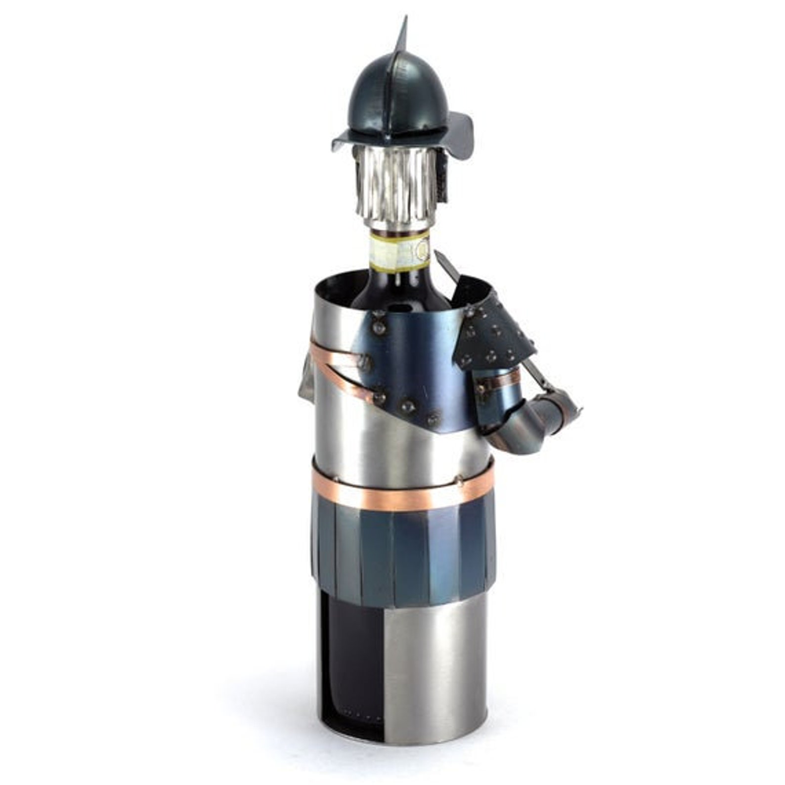 Nuts and Bolts Sculpture wine Bottle Holder Etsy UK