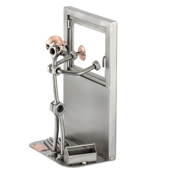Steelman24 I Schraubenmännchen PC Computer I Made In Germany I Handarbeit I Geschenkidee I Stahlfigur I Metallfigur I Metallmnnchen