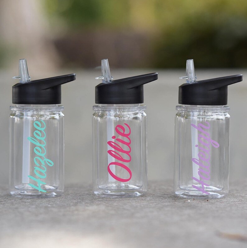Personalized Kids Water Bottle Ring Bearer Gift Flower Girl Etsy