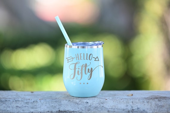 50th Birthday Gift for Women, Best Friend Gifts, Sister Birthday Gift, 50th birthday gift best friend, Fifty Tumbler, Gifts for Mom, Grandma
