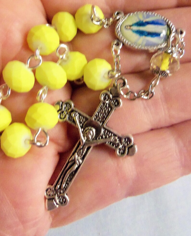 Finger Rosary Single Decade Rosary Catholic Rosary Etsy