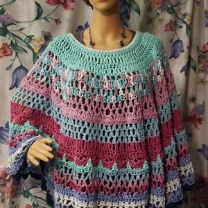 Poncho Cape Crochet Pattern Digital Download Plus Size - Etsy