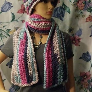 Textured Scarf Digital Pattern: Snuggable Crochet Neck Warmer (Digital Download)