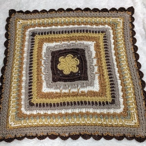 Elegance, digital lap blanket, wheelchair blanket, digital pattern. Crochet pattern image 4
