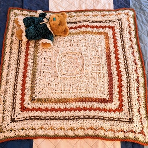 Elegance, digital lap blanket, wheelchair blanket, digital pattern. Crochet pattern image 2
