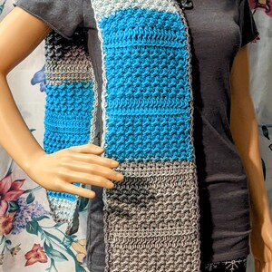Men&#39;s neck scarf, crochet pattern, digital, digital download, DIY, unisex, scarf, neck wrap