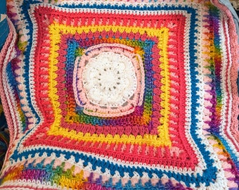 Baby blanket, Afghan, lap blanket, wheelchair blanket, couch throw, toddler