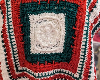 Christmas, lap blanket, wheelchair blanket, lapghan, Afghan, baby blanket