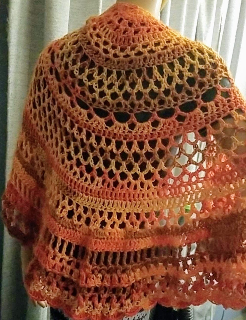 Shawl Wrap Crocheted Shawl Accessories Prayer Shawl - Etsy