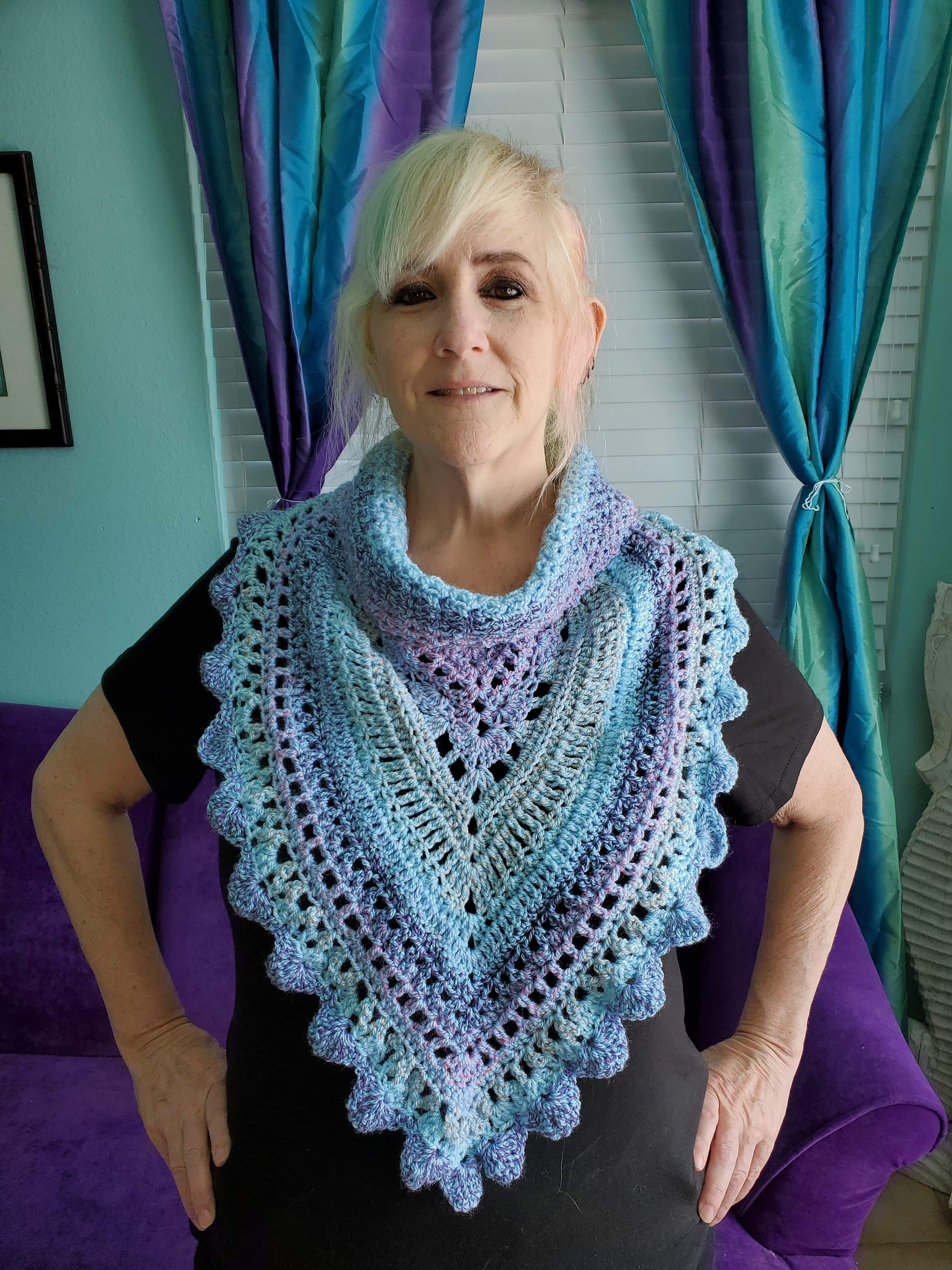 Lacy Triangle Cowl Crochet Pattern (digital Download) - Etsy