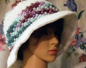 Crochet bucket Hat Pattern: Digital Download, spring hat,