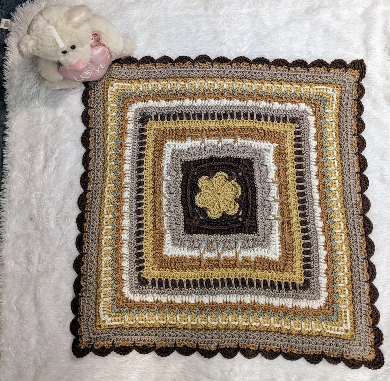 Elegance, digital lap blanket, wheelchair blanket, digital pattern. Crochet pattern image 6