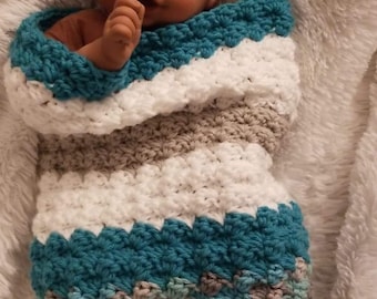 Crochet Baby Cocoon Pattern (Digital Download)