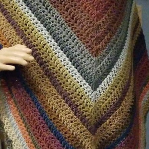 Dancing two step shawl, digital download,Plus size, oversized shawl, shawl, digital pattern, crochet shawl image 1
