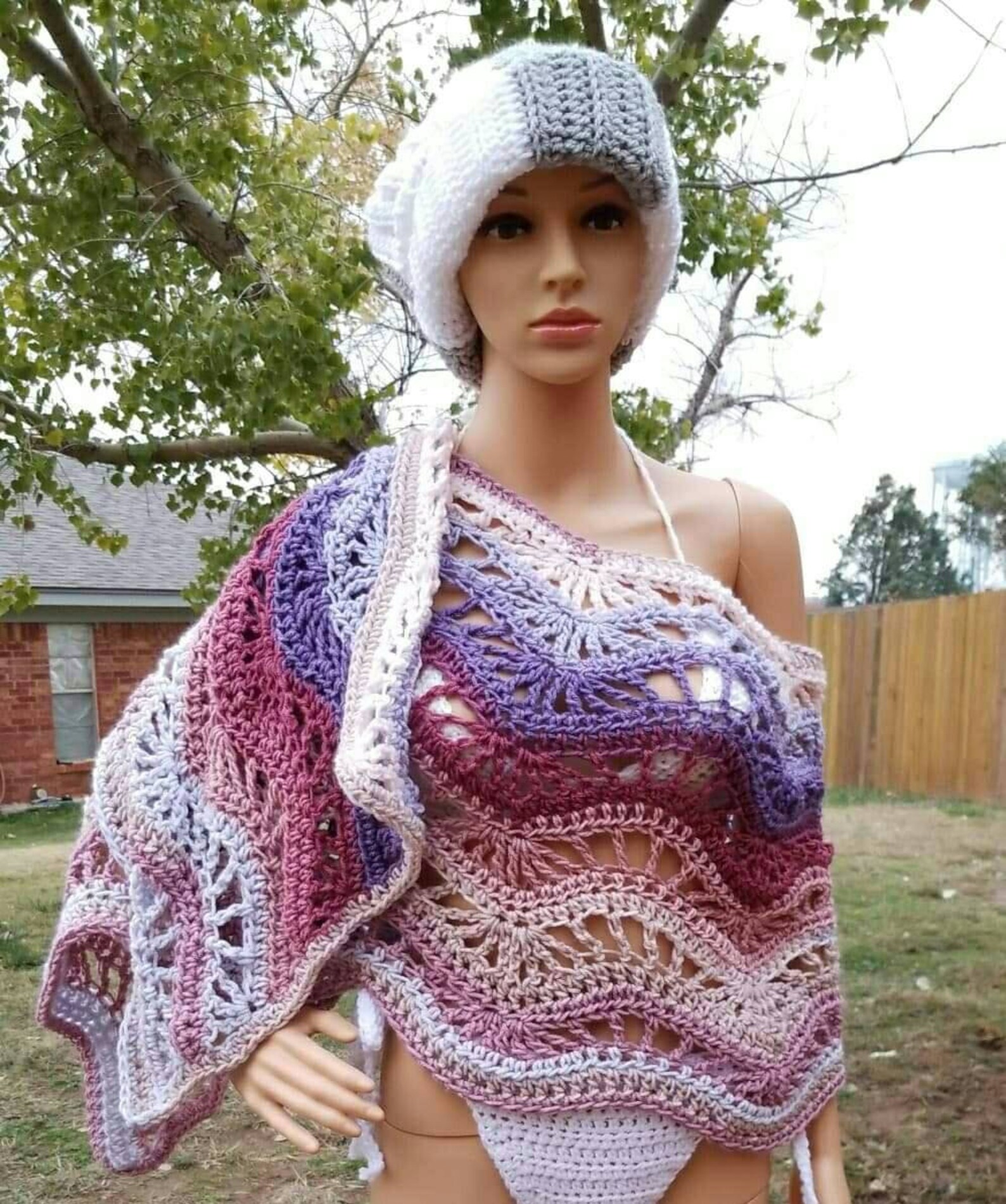 personalized shawl wrap