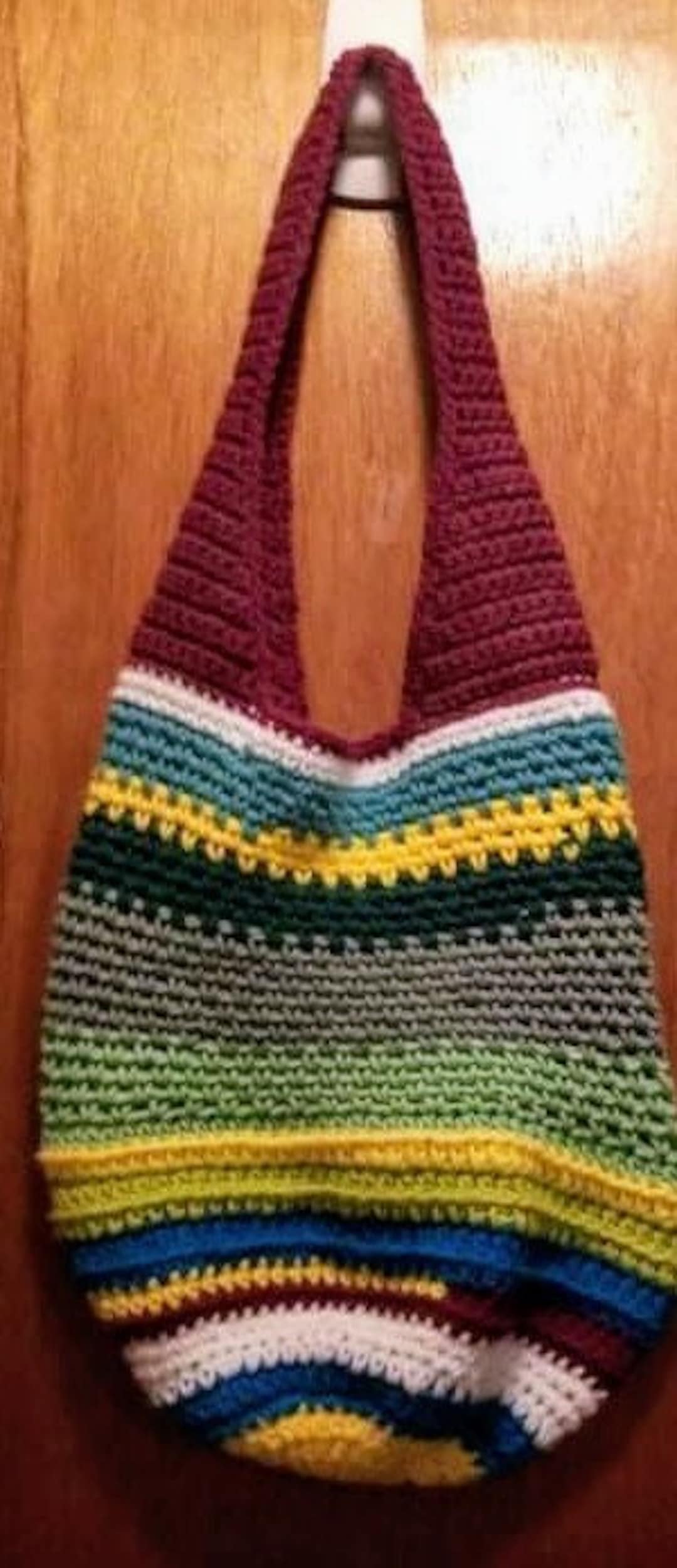 Boho Crochet Tote Bag Pattern (digital Download) - Etsy