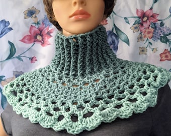 Victorian, crochet neck warmer, digital pattern, digital crochet, digital download, neck warmer,