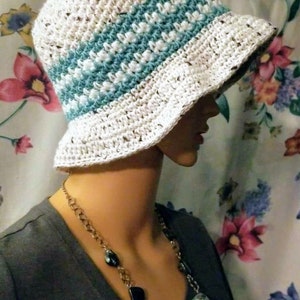 Spring hat, digital crochet, crochet hat pattern, sun hat, digital download,