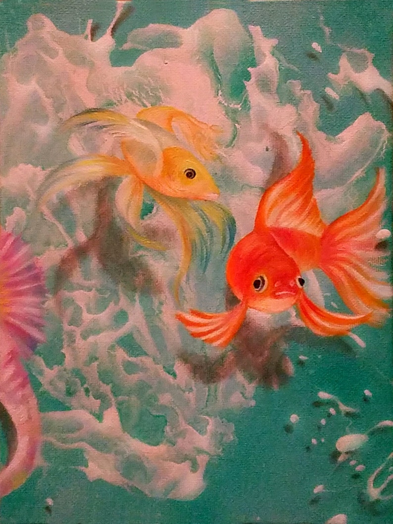 Fish Wall Art Ocean Home Decor Aquaria Fish Decor Bathroom Etsy