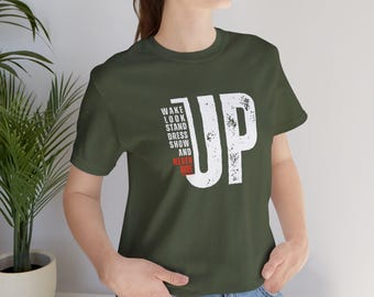 Military Green Unisex Jersey Short Sleeve Tee - Cool Casual T-Shirt for Men and Women, Versatile Basic Top, Holiday Apparel, Lightweight
