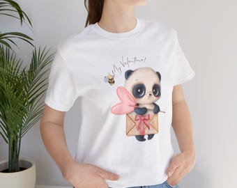 Bee My Valentine Unisex Tee - Cool Casual T-Shirt for Men and Women, Lightweight, Valentine's Day Apparel, Versatile Basic Top, Bee Lover