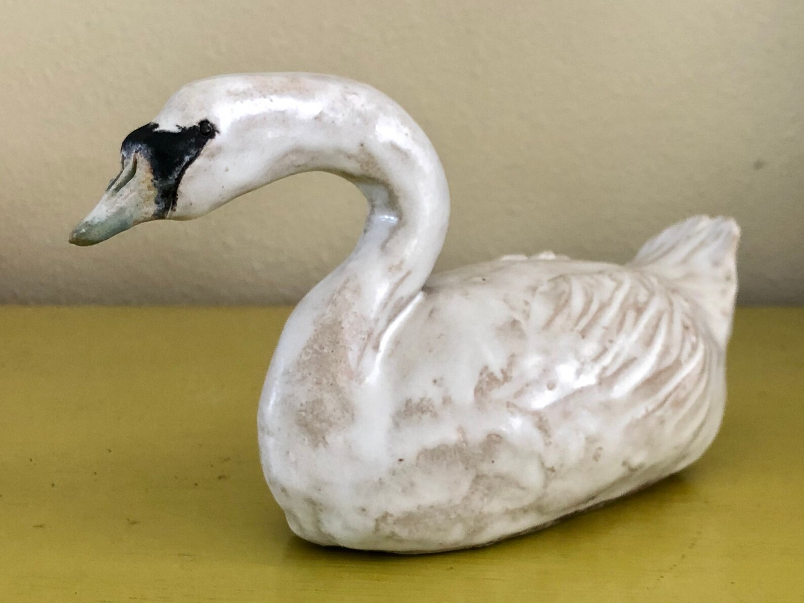Vintage Handmade Ceramic Swans / Cygnus / Grand Millennial Etsy