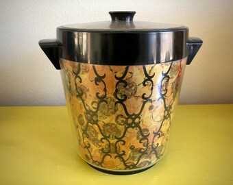 Cubo de hielo Vintage Thermo-Serv / Decoración MCM / Bar Ware / Entretenimiento / Hosting / Housewarming / Mad Men / Rat Pack / Swanky Party / Regalo /