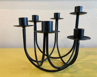 Mid-century Modern LENOX LUCITE CANDELABRA 4 arm 5 CANDLE HOLDER 8½” W ¾” candle Mid-century Modern LENOX LUCITE CANDELABRA 4 arm 5 CANDLE HOLDER 8½” W ¾” candle