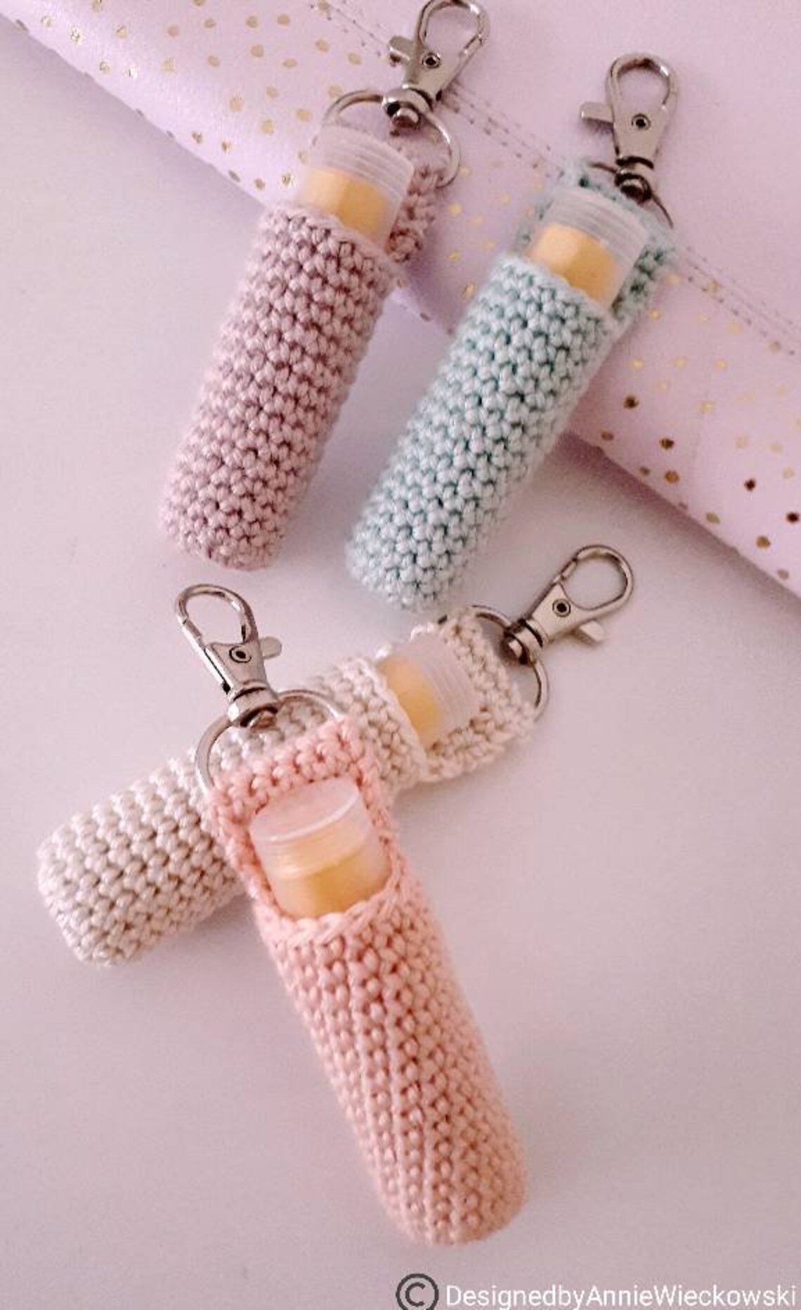 CROCHET Lip Balm Holder Pattern With Free Video Elegant Etsy Australia