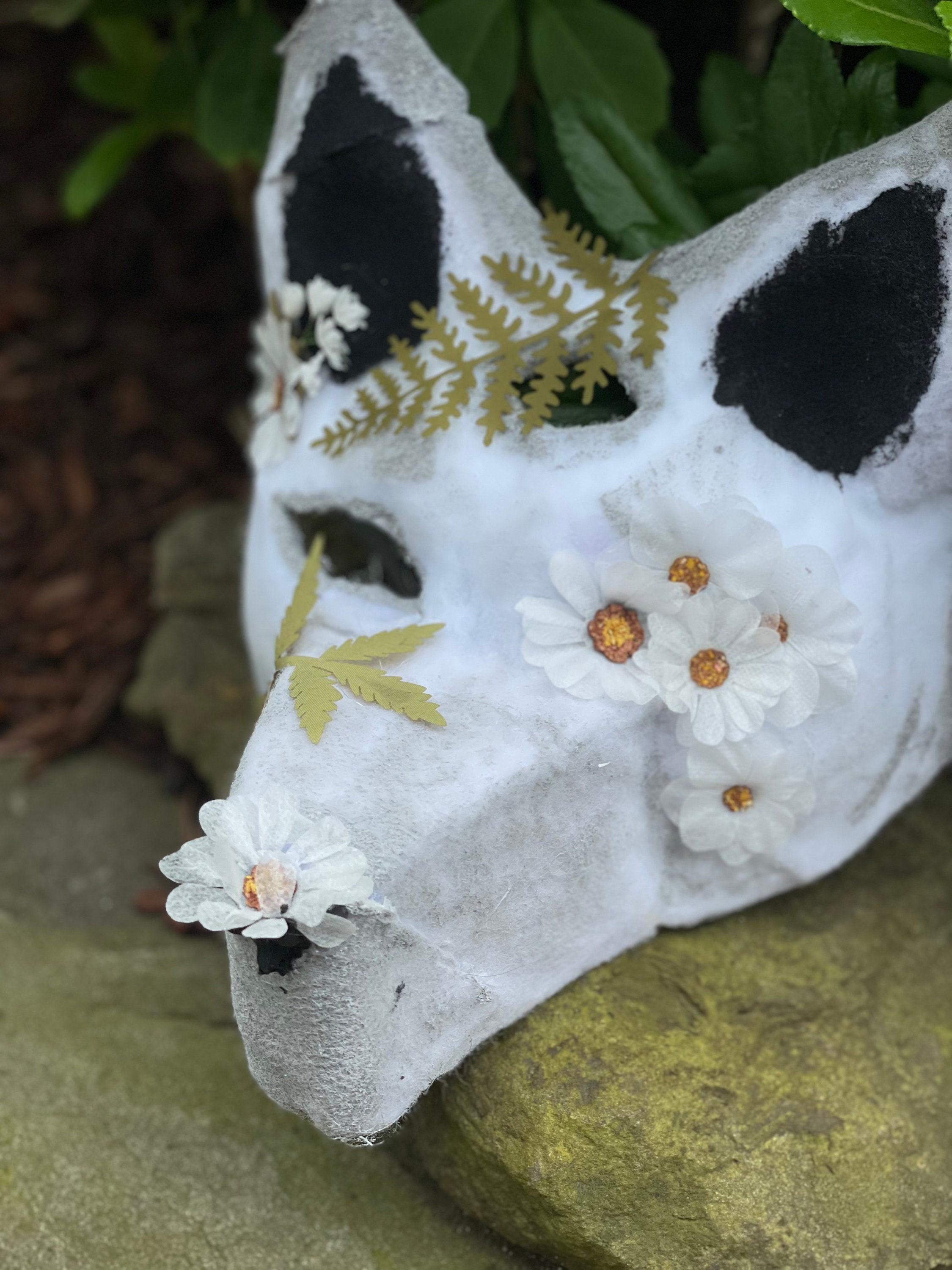  SAFIGLE Therian Mask Plush Cat Fox Mask Therian