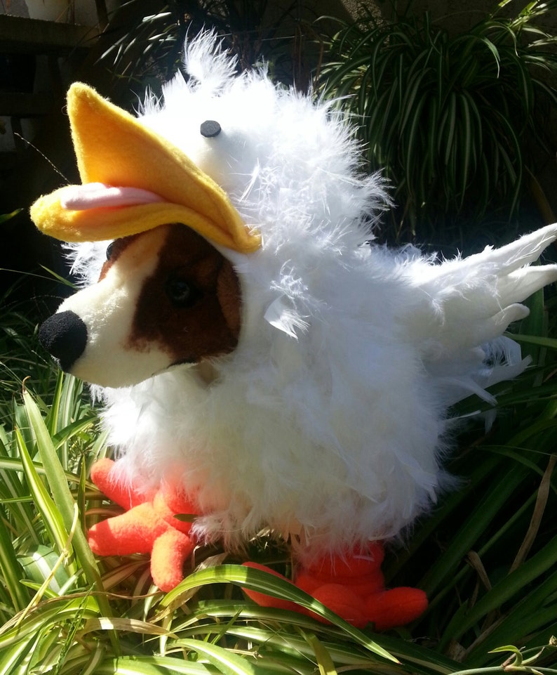 Crazy Chicken Costume for Dog Xsmallmedium by Cozy Pawz Etsy
