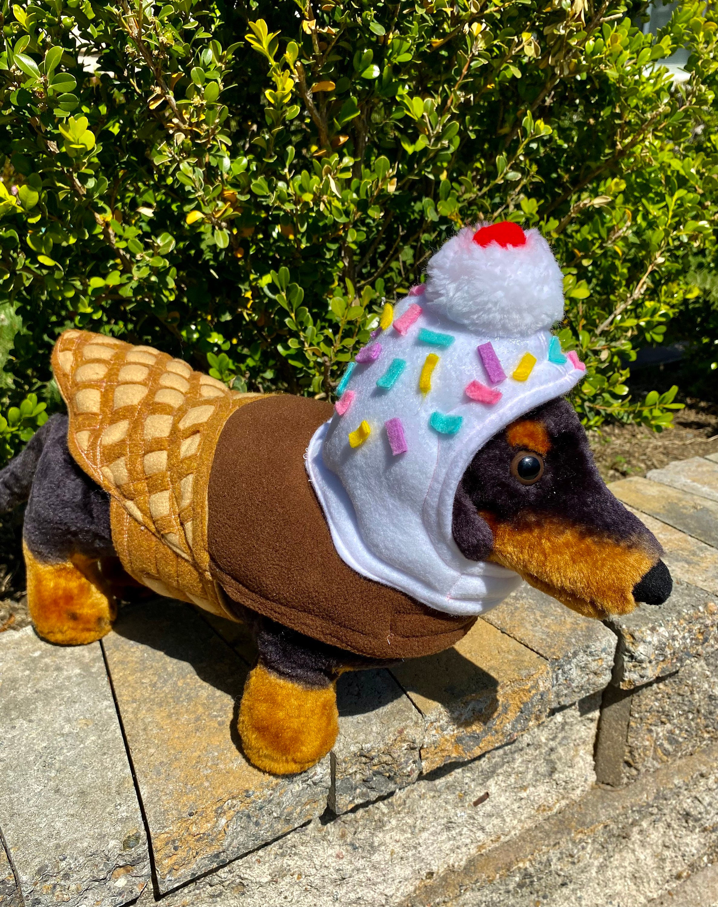 NEW* Chocolate & Vanilla Cone W/sprinkles U-coat for Dog or Cat