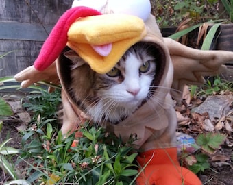 HOLIDAY TURKEY fleece dog and cat Hoodie